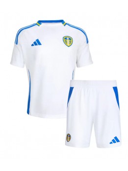 Leeds United Replika Hemmakläder Barn 2024-25 Kortärmad (+ byxor)